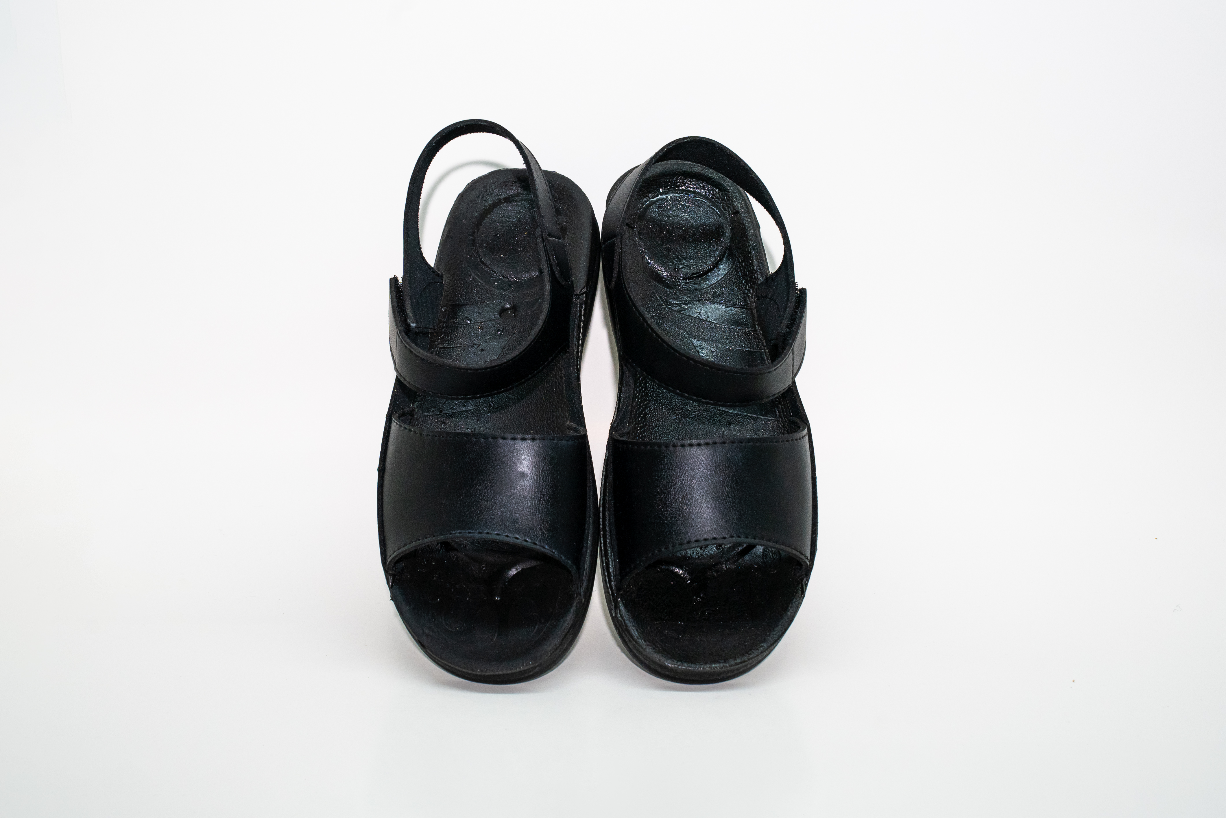 PU黑凉鞋208-1(LX-PU713-4)