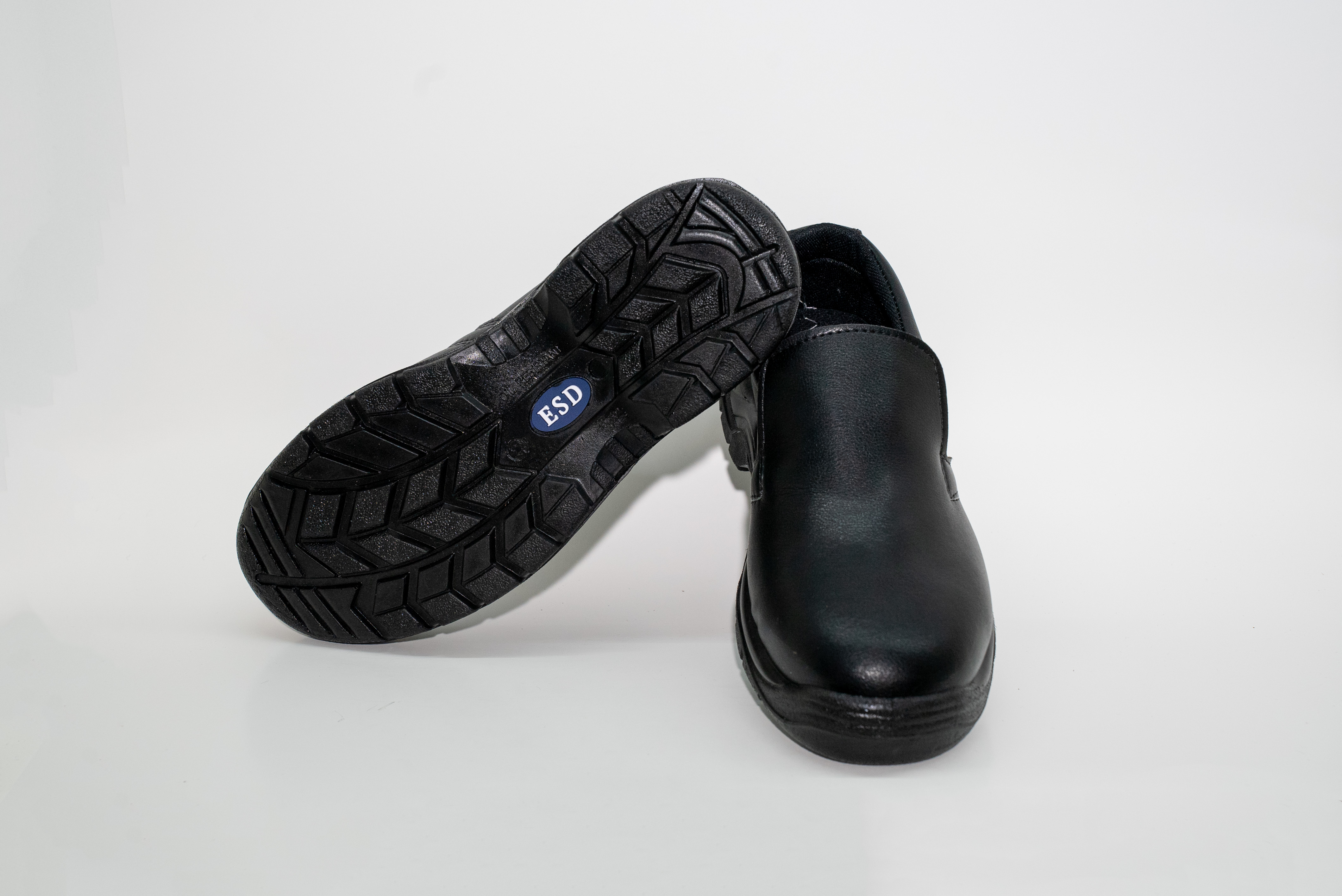 安全鞋黑革-1809