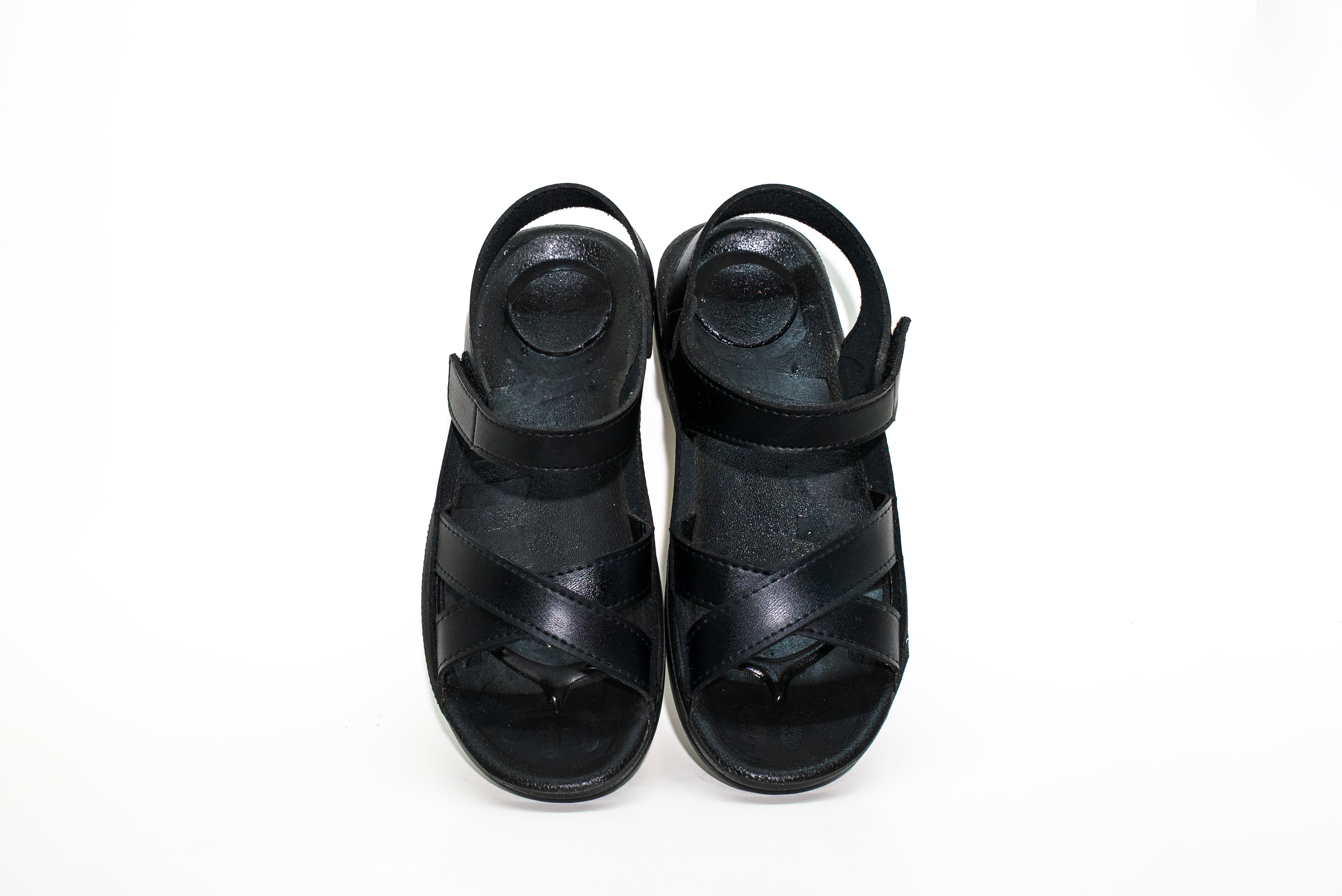 PU黑凉鞋208 （LX-PU713-3)