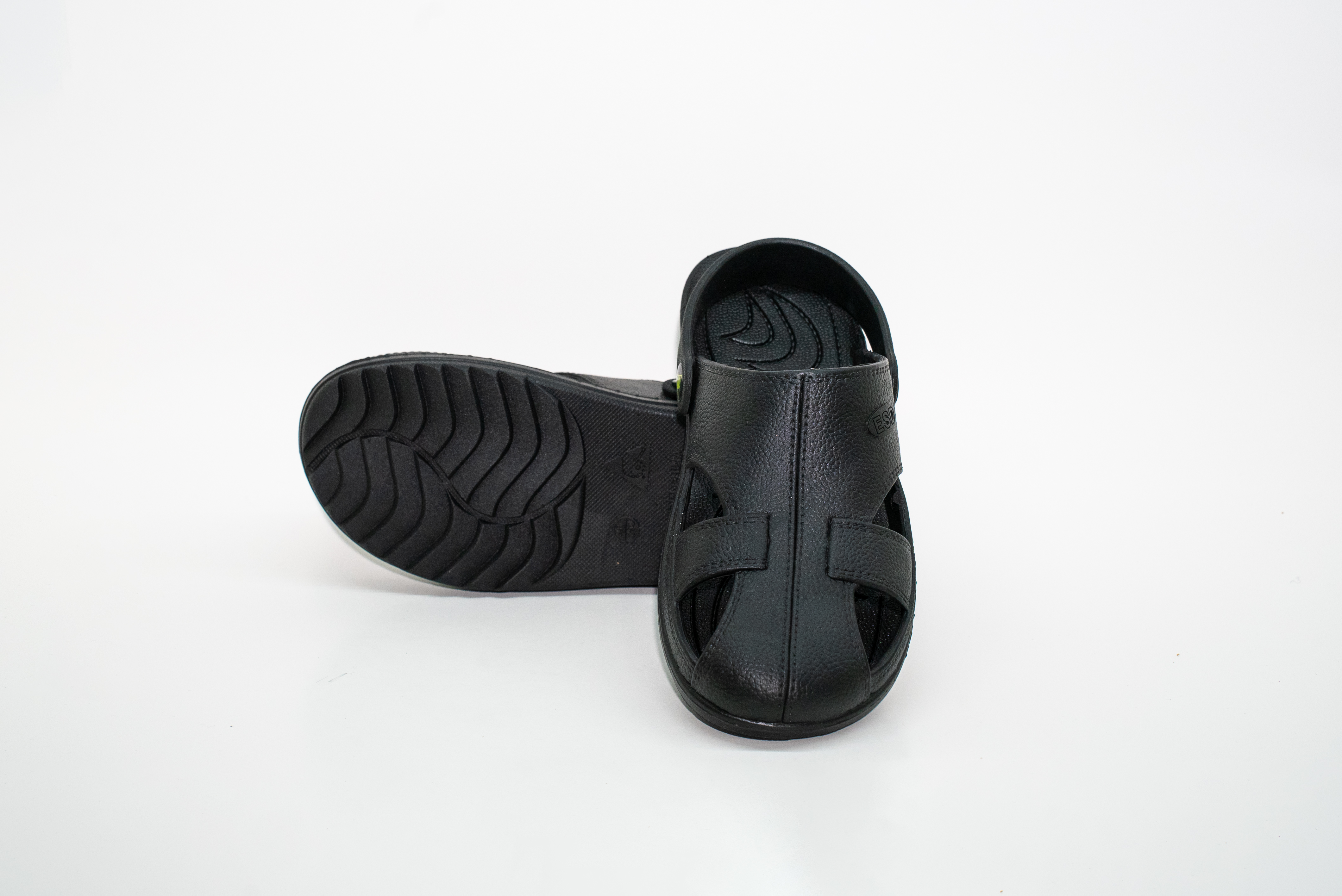 PU黑凉鞋2308 (LX-PU713-5)