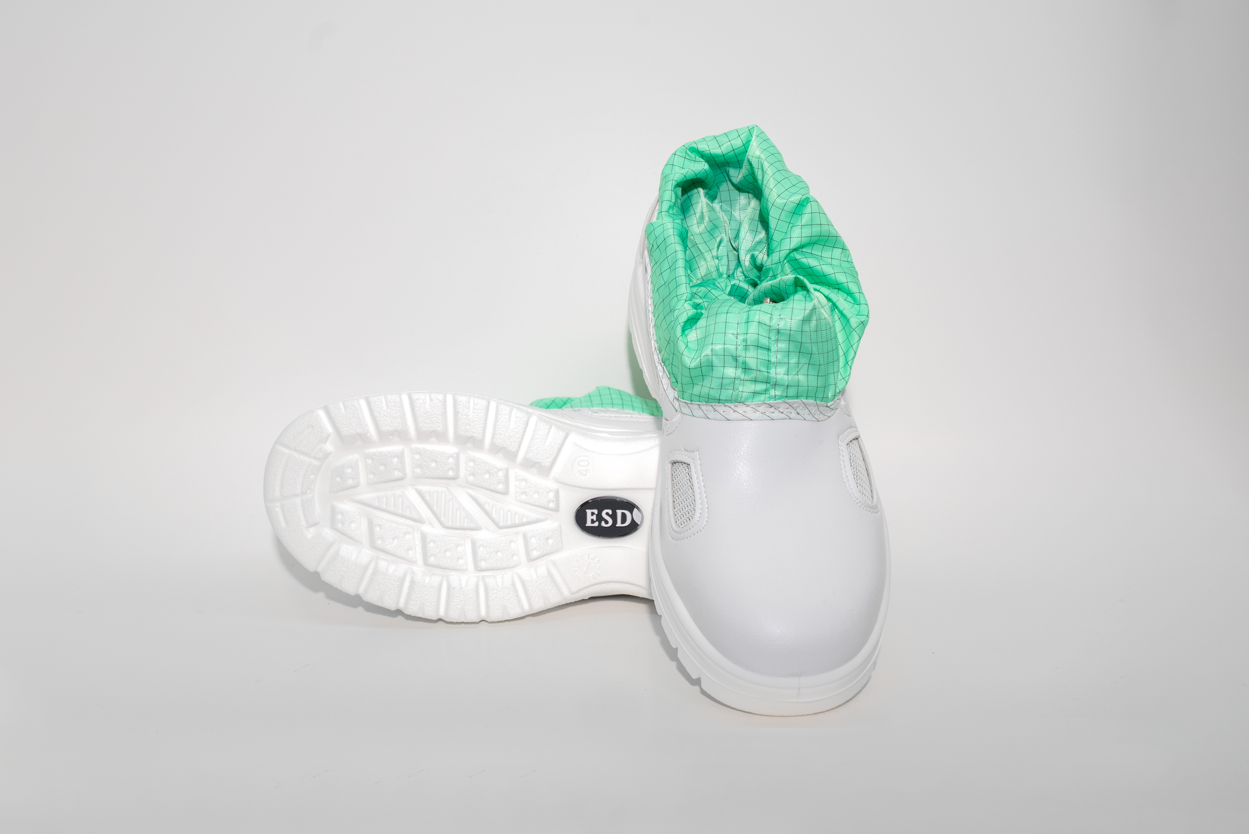 安全鞋-1809-5绿网格筒