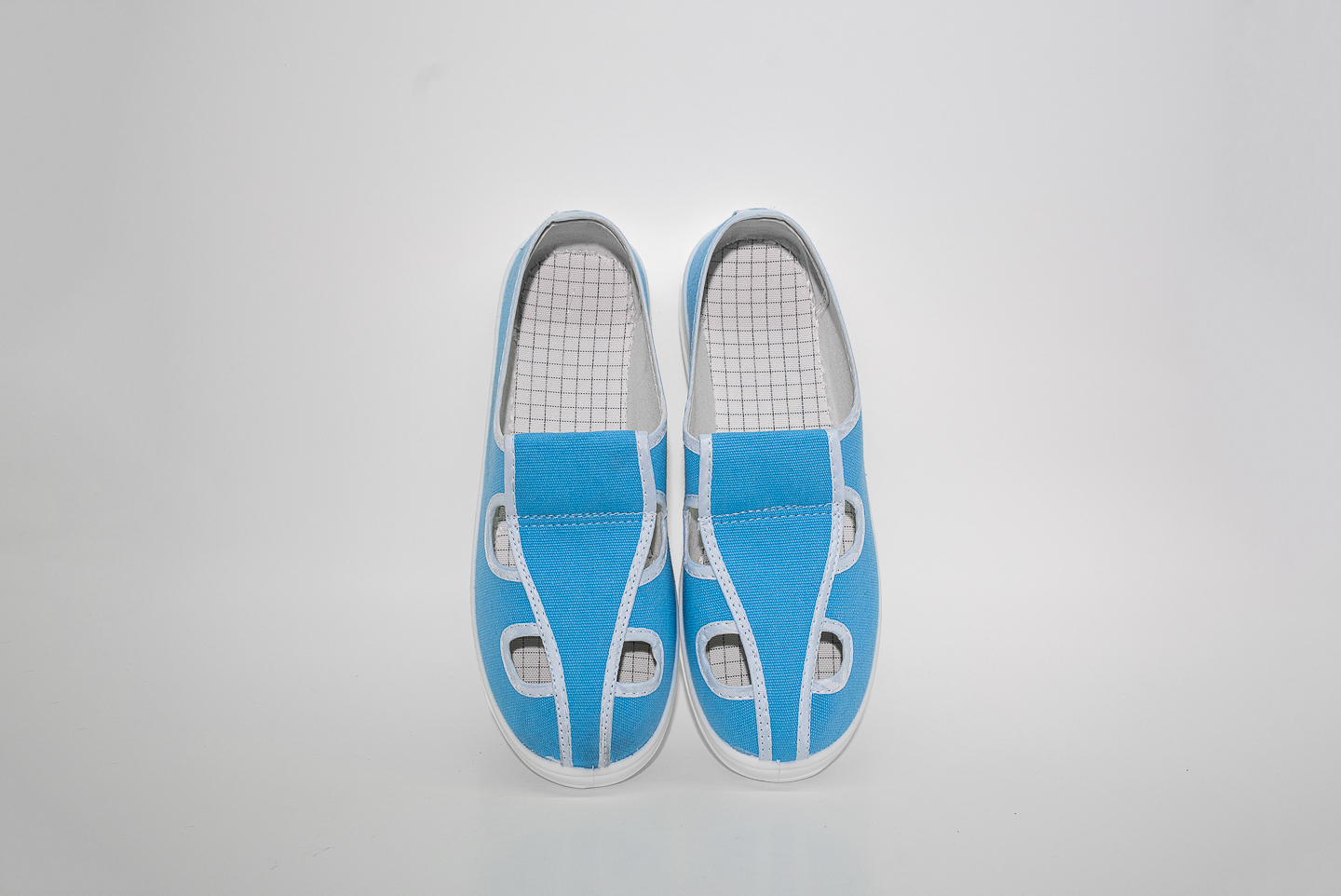 PU天蓝帆布四孔 (SK-PU105)