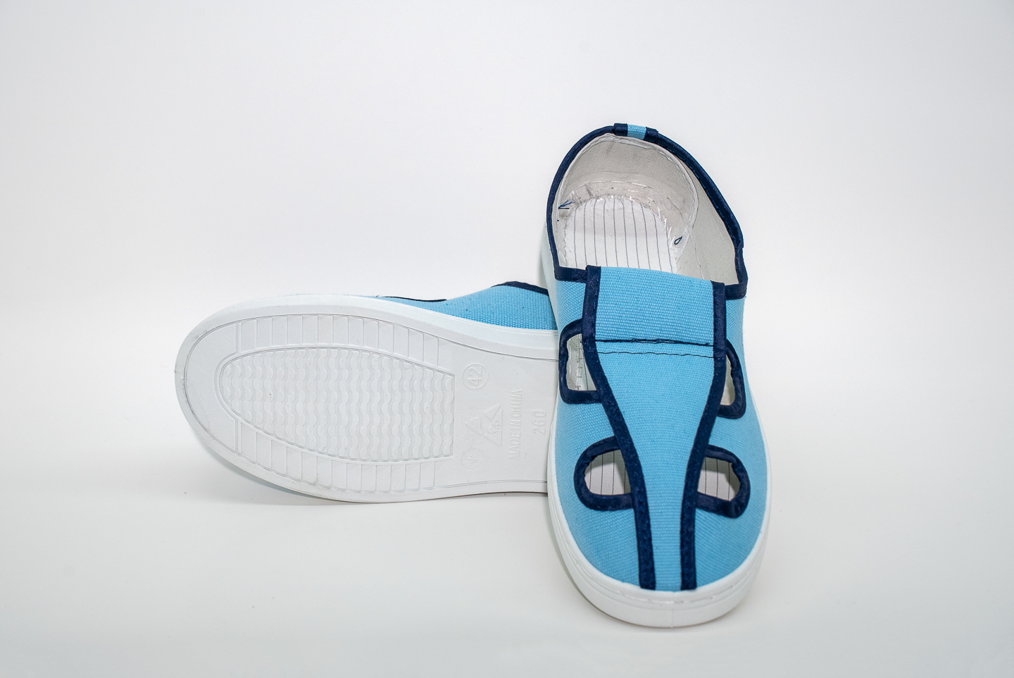 PVC天蓝帆布四孔(SK-PVC105)