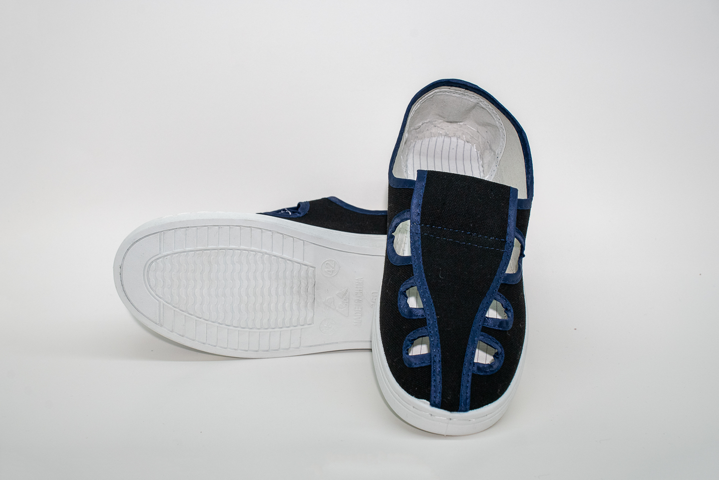 PVC黑帆布六孔(SK-PVC11702)