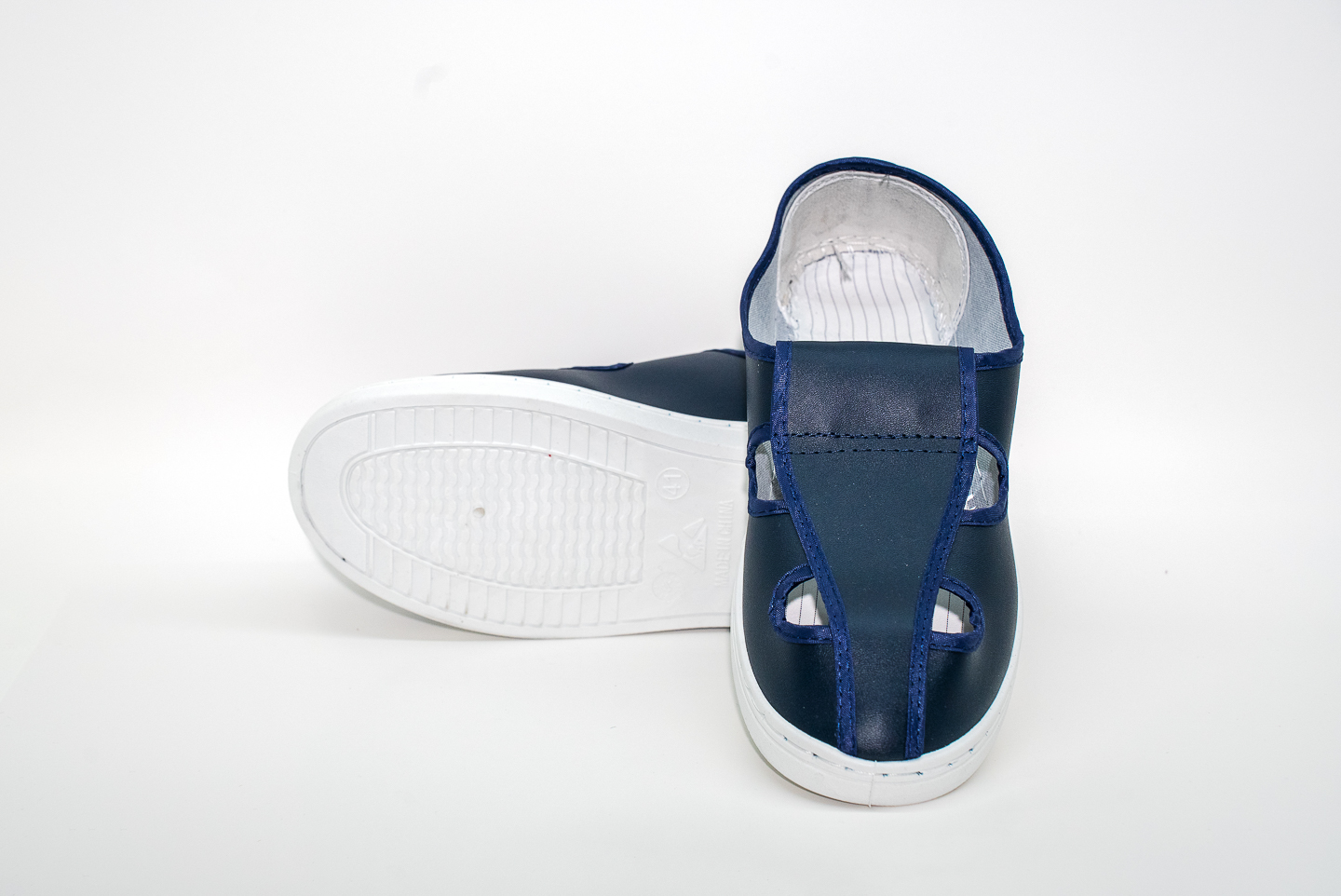 PVC蓝皮革四孔(SK-PVC110)