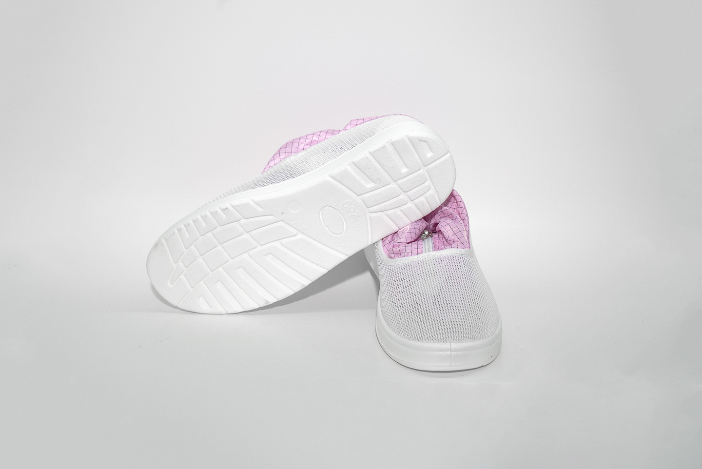 PU白全网粉红网格筒(CT-PU607)