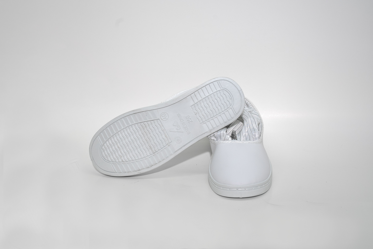 PVC白革白条纹筒(CT-PVC603)