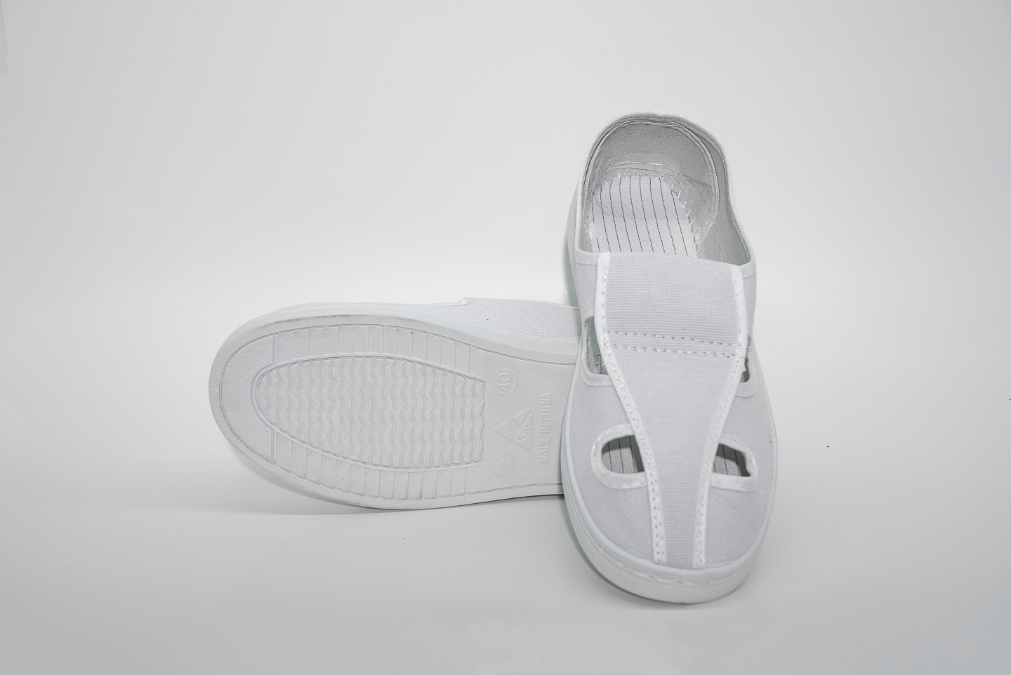 PVC白帆布四孔(SK-PVC101)