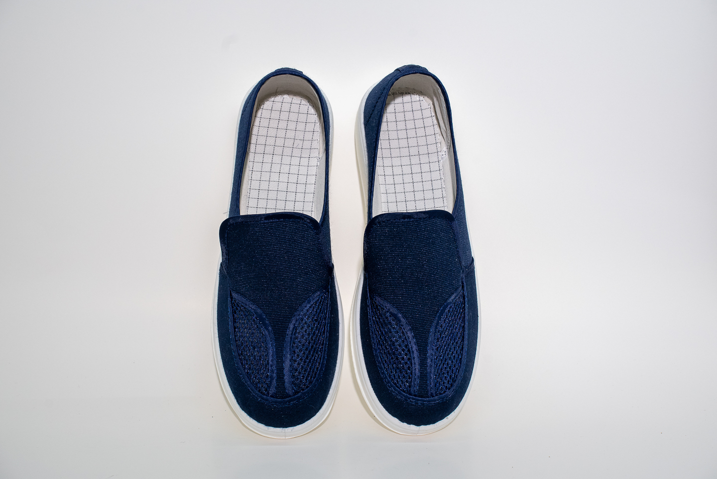 PU蓝帆布双孔网眼 (SW-PU402)