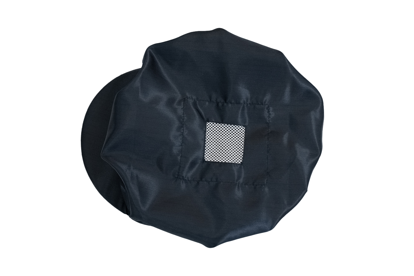 藏青条纹大工帽开天窗