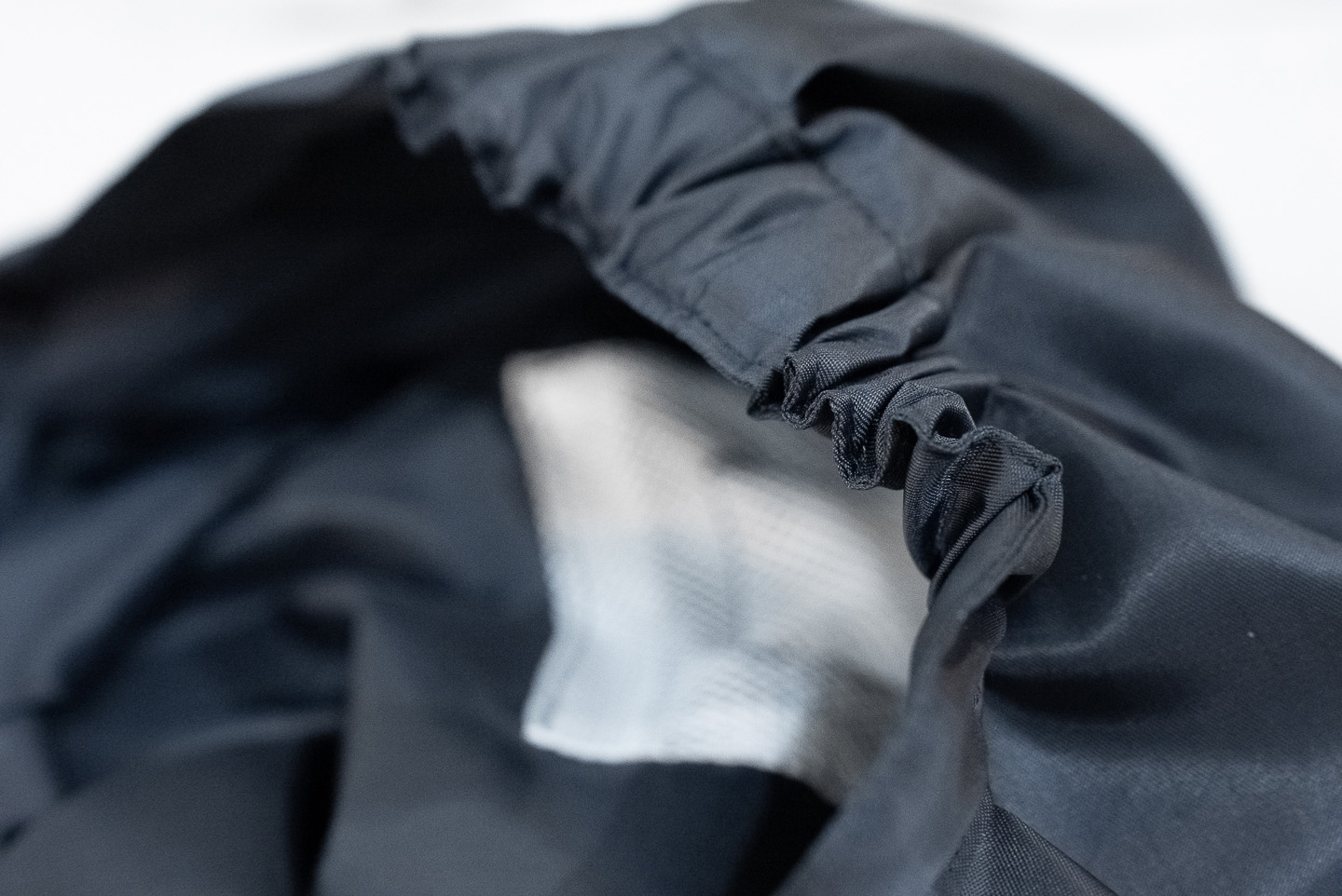 藏青条纹大工帽开天窗